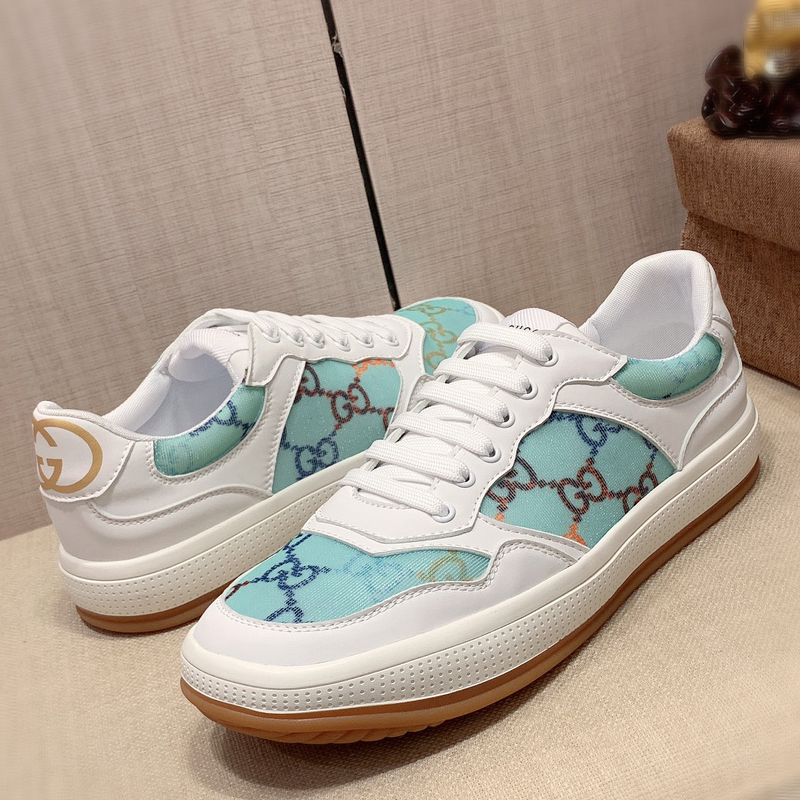 New letter G pattern casual fashion lace up shoes