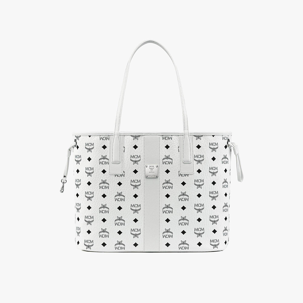 MEDIUM REVERSIBLE LIZ SHOPPER IN VISETOS 914111