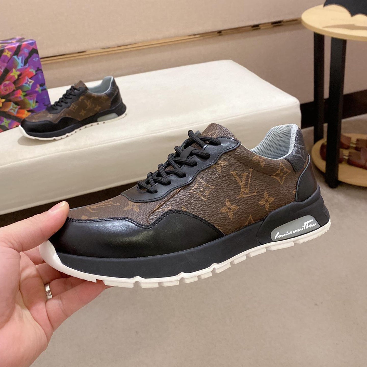 New Fashion Men's Classic Old Flower Sneakers Casual Shoes