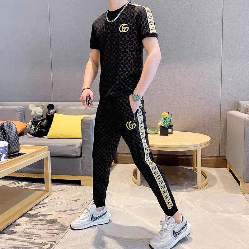 Men's casual short sleeved suit PD10051029