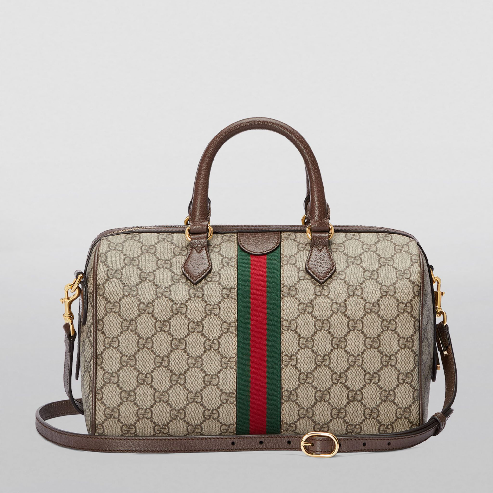 Medium Ophidia Top-Handle Bag 8745 beige