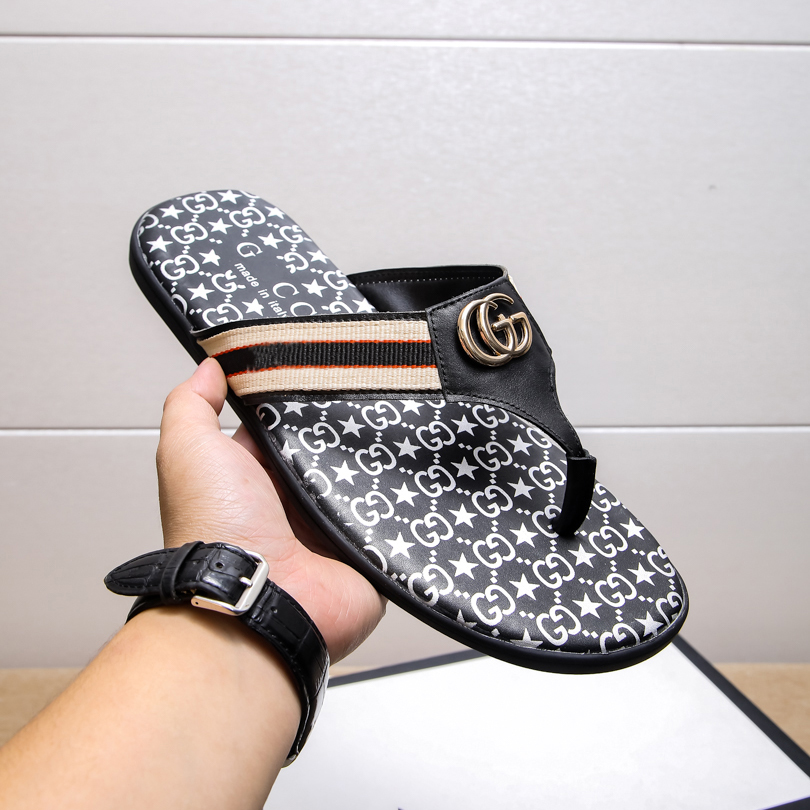 New fashion stripes g&stars pattern flip flops