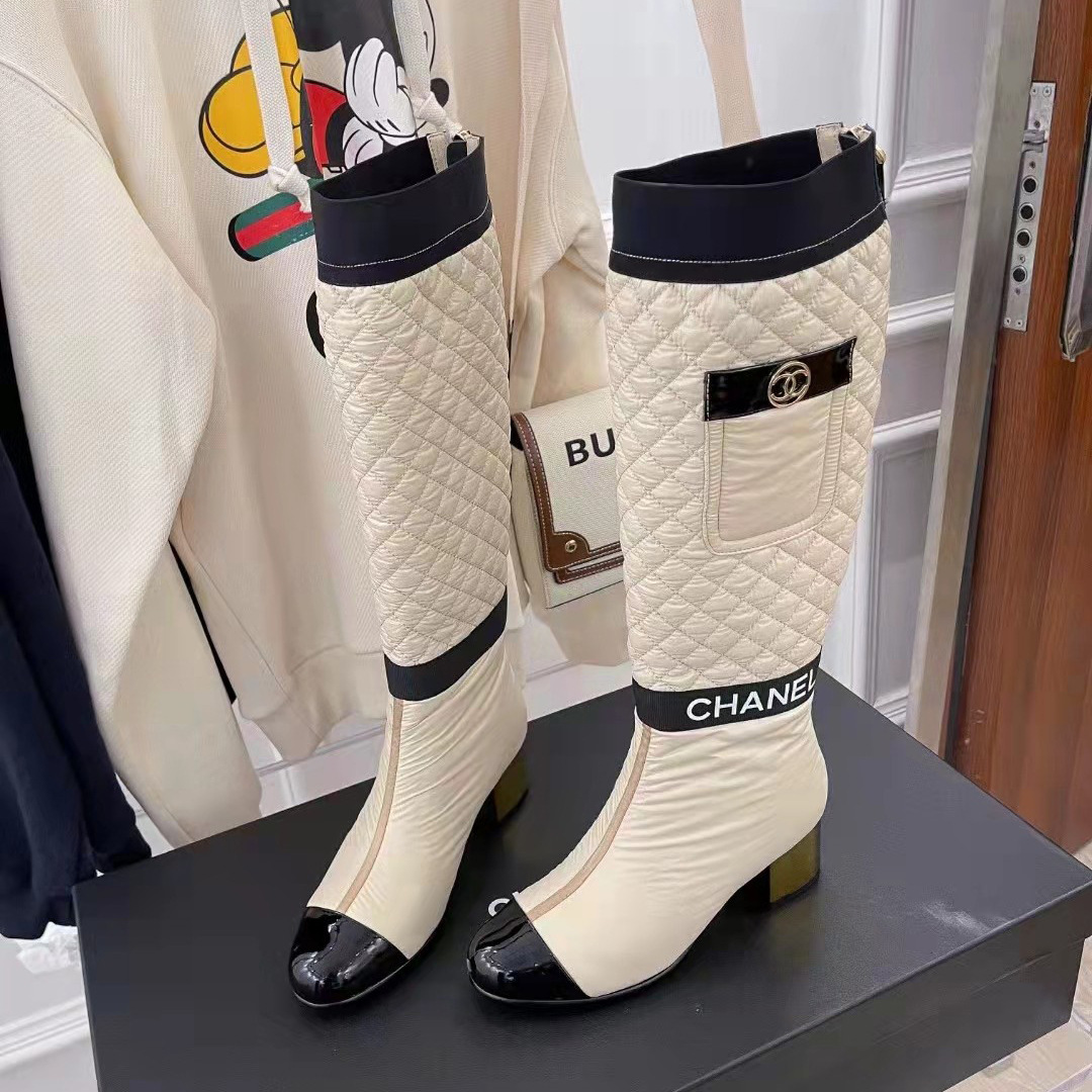 CN Ladies Leather Knee Boots XC0723082104