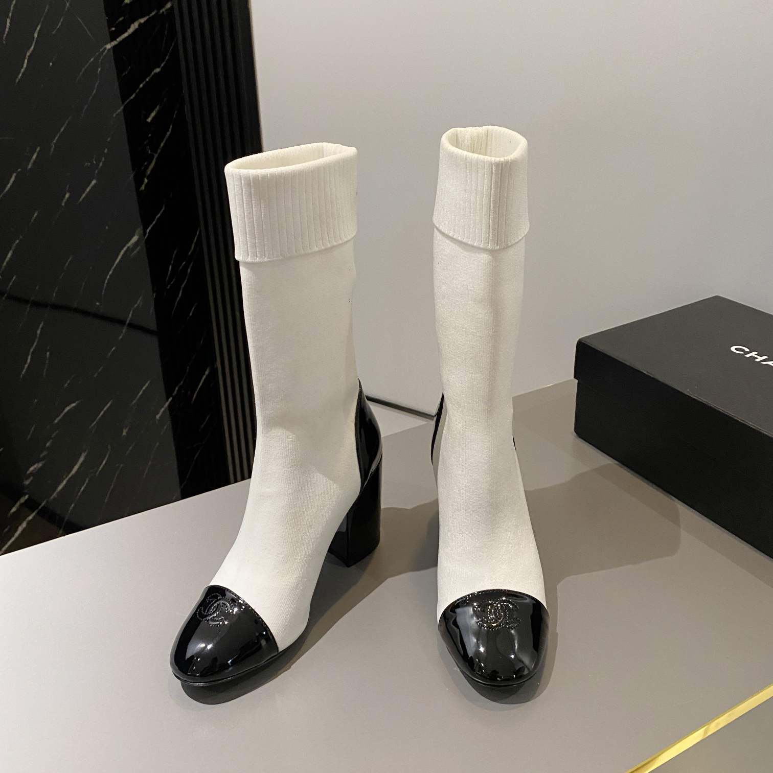 CN Ladies Knitted Sock Boots XC0723082102