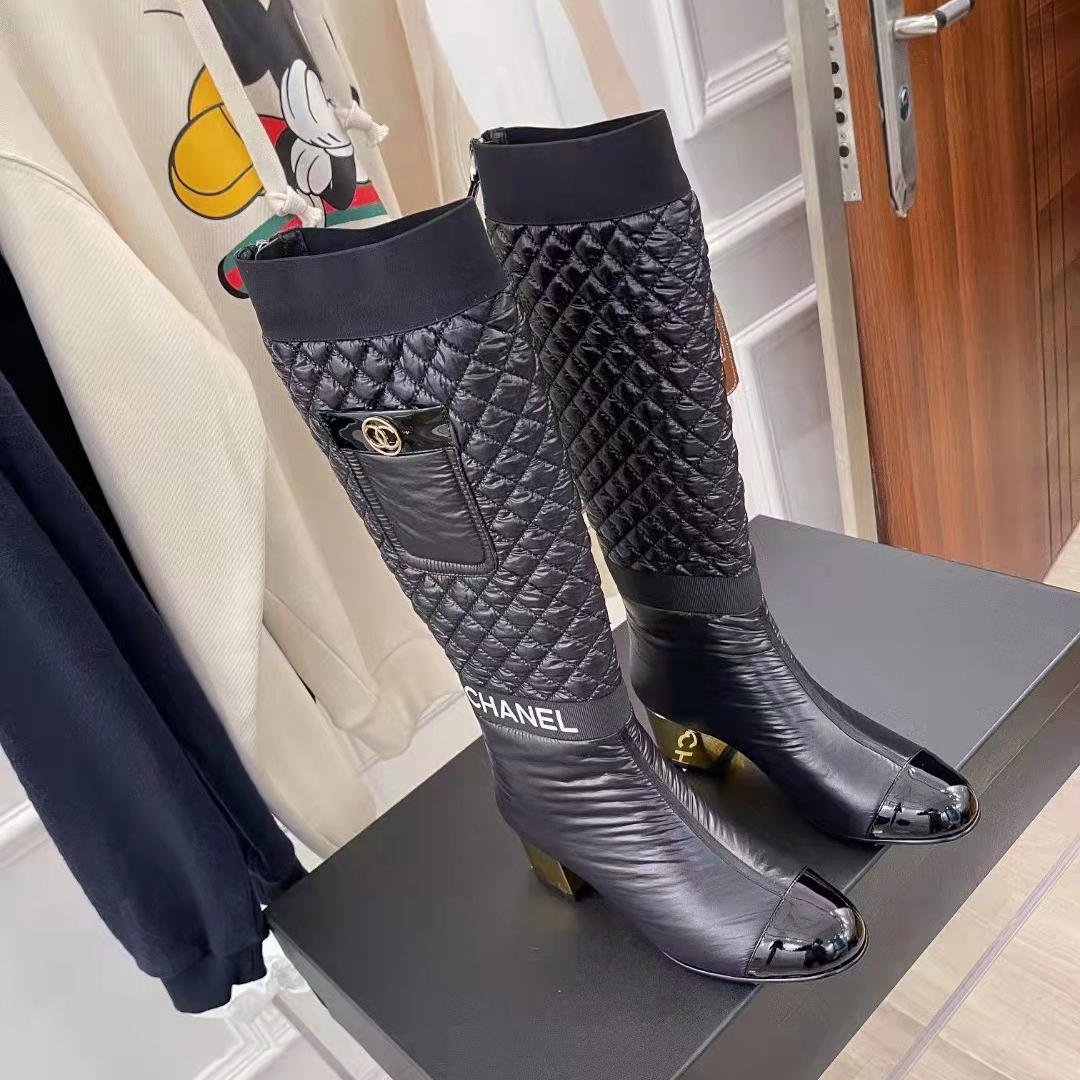 CN Ladies Leather Knee Boots XC0723082104