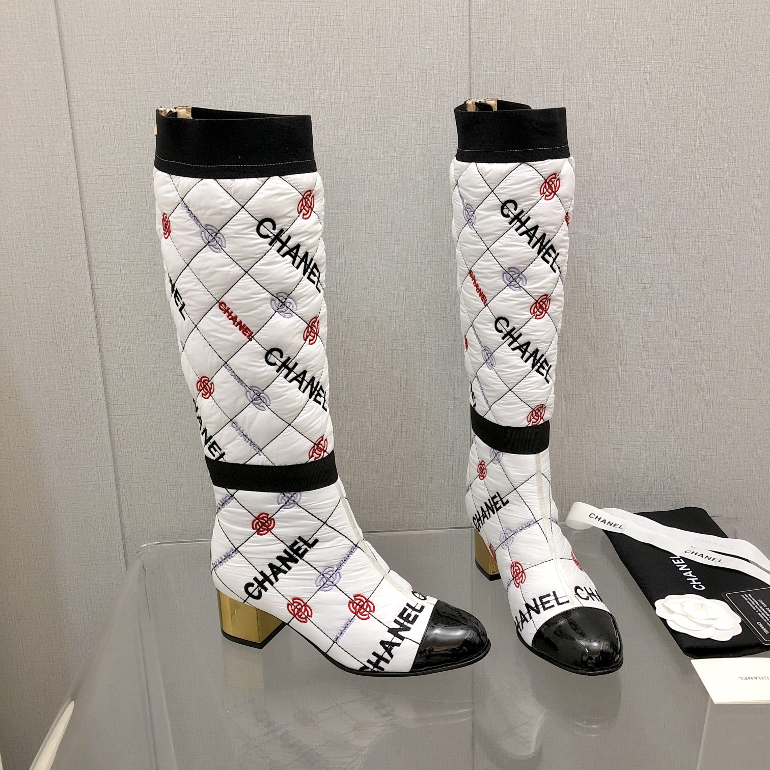 CN Ladies Leather Knee Boots XC0723082103