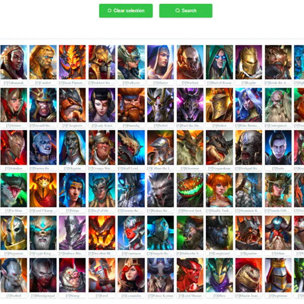 Raid shadow legends starter account take your pick choose your own combo