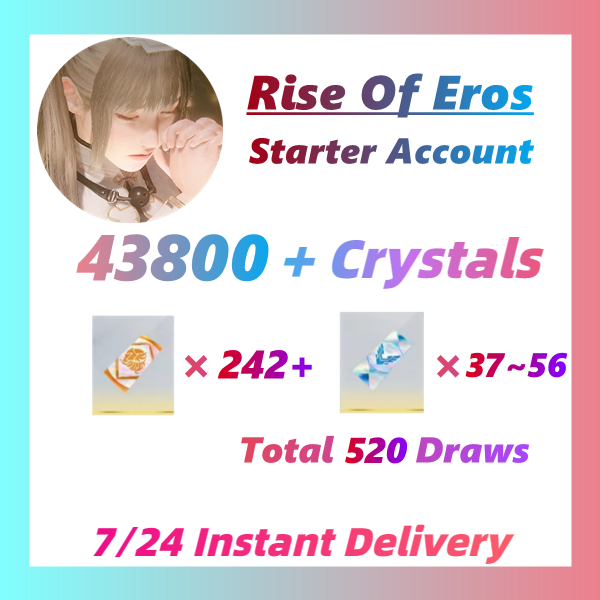 Rise Of Eros Starter Account Reroll 90000+ Dream Crystals 200+ Deity Contract 1000+ Draws