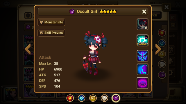 [Global] Summoners War (Nicki) Dark Occult Girl Account with 10-Year Special Scroll*50 | Light&Darkness Scrolls *7 | No Email