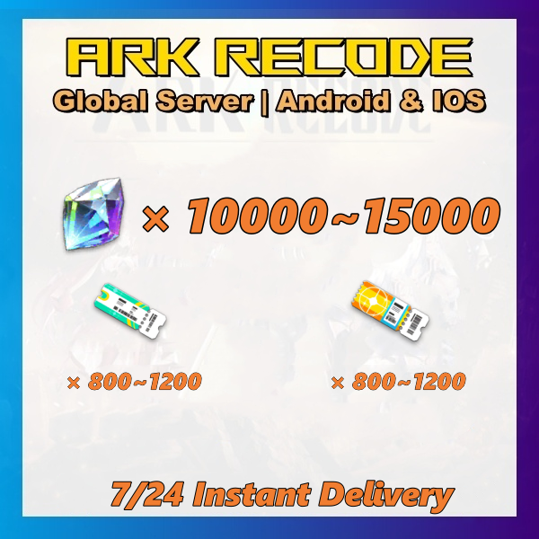[Global] Ark Re:code recode Farmed Account with 10000~15000 Diamond 800+ Recruit Contract