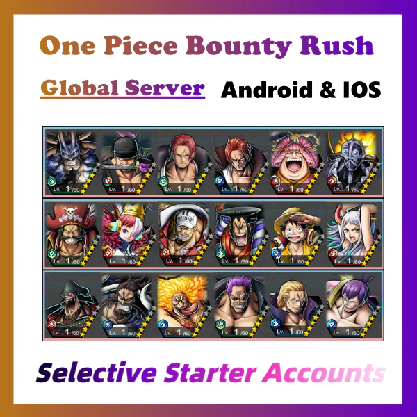 [Global] One Piece Bounty Rush OPBR Selective Starter Accounts For IOS and Android