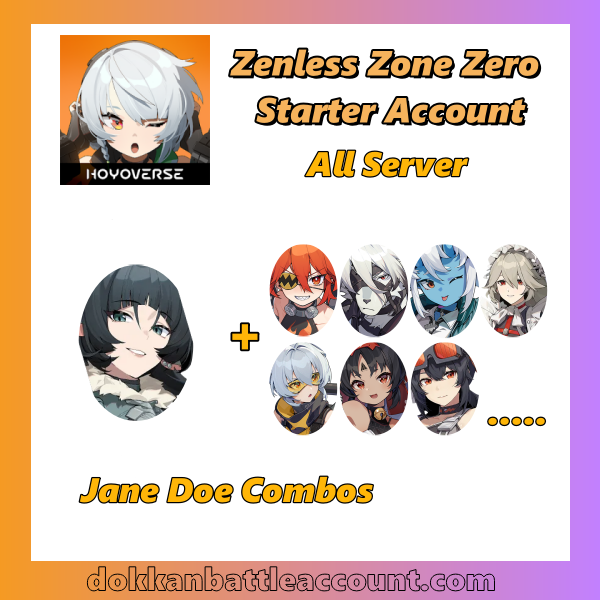 [All Server] Zenless Zone Zero ZZZ Jane Doe Starter Account