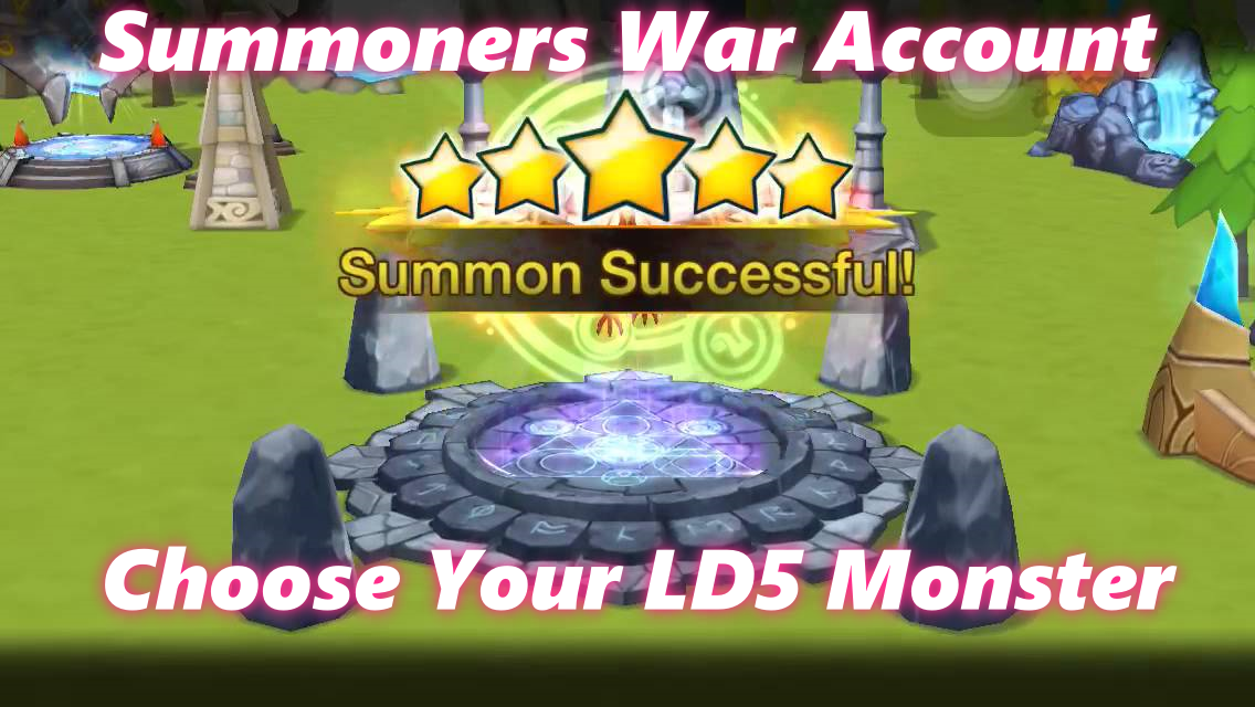[Europe] Summoners War LD5 Account with AMERIA active