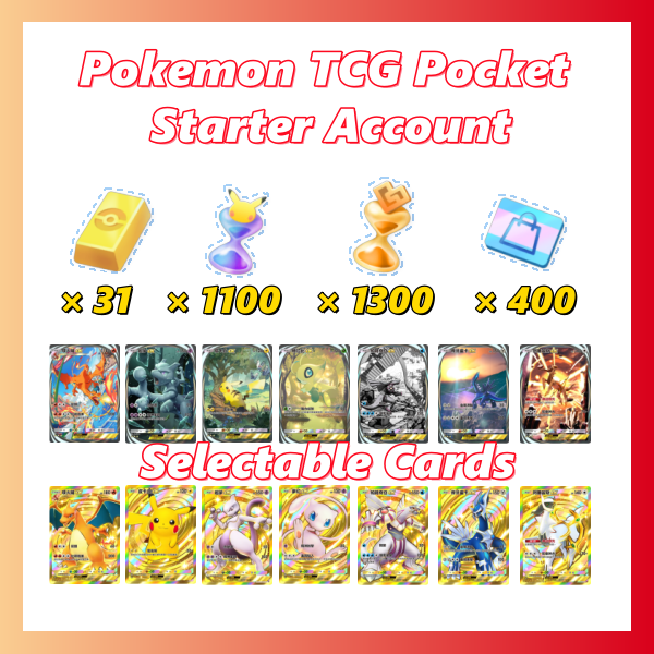 [Global] Pokemon TCG Pocket Starter Account