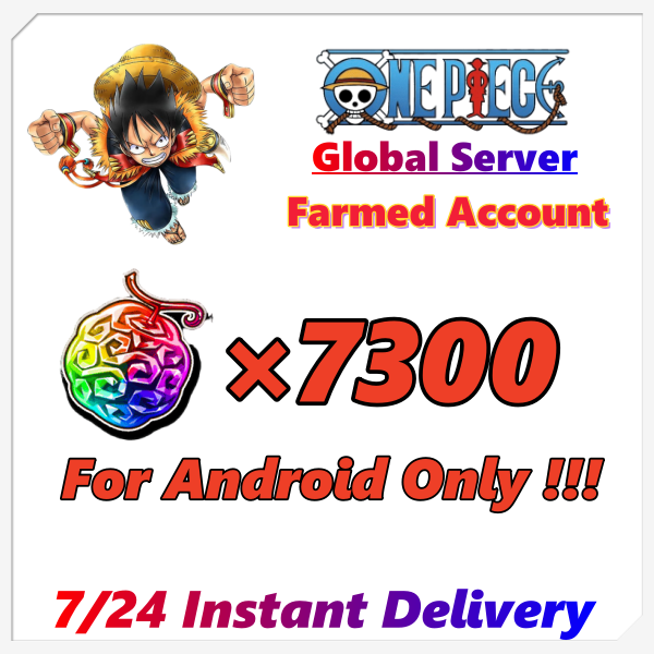 [Global] One Piece Treasure Cruise Farmed Account 7500+ Gems With 70~100 Limited Characters For Android