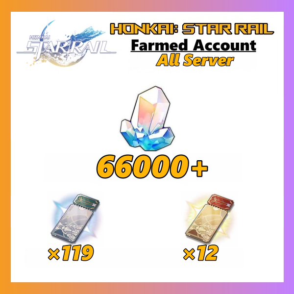 [America|Europe|Asia] Honkai: Star Rail Farmed Jade Reroll Account TL50+