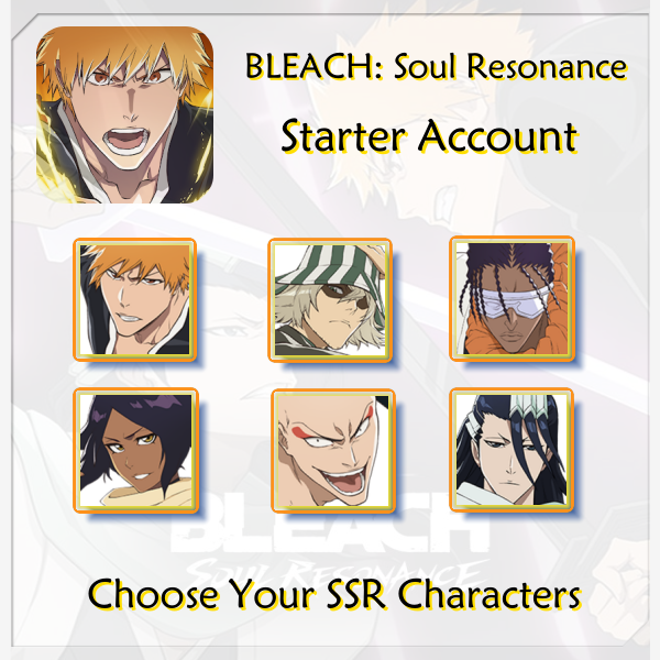 BLEACH Soul Resonance account on sale
buy BLEACH Soul Resonance account