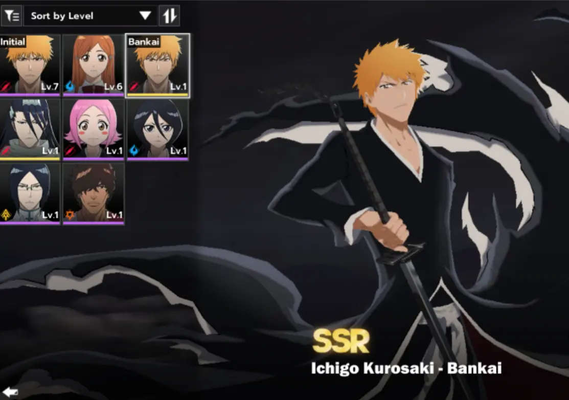 NA Server| BLEACH: Soul Resonance Account for Sale – Ichigo+Byakuya