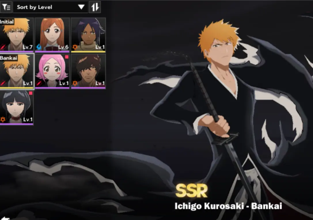 NA Server| BLEACH: Soul Resonance Account for Sale – Ichigo+Yoruichi
