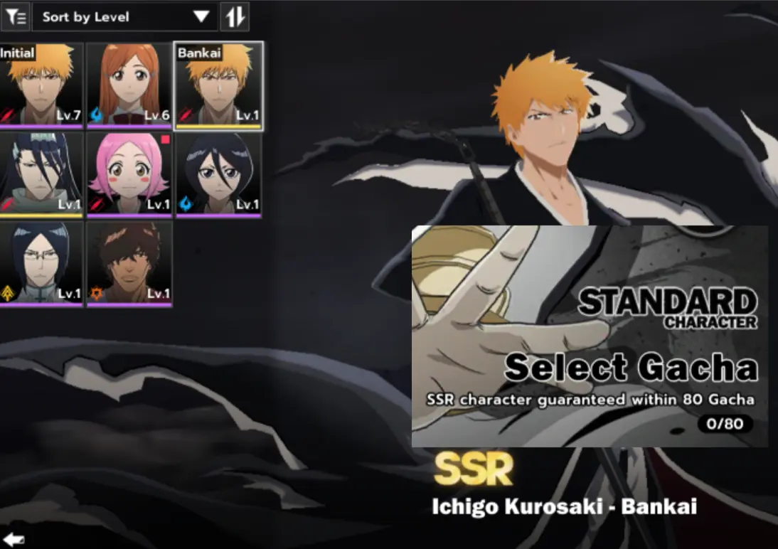 EU Server| BLEACH: Soul Resonance Account for Sale – Ichigo+Byakuya