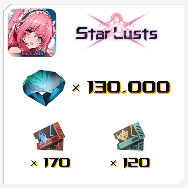 Erolabs Star Lusts Account Farmed Reroll Account with 130k Diomands Tickets and SSR