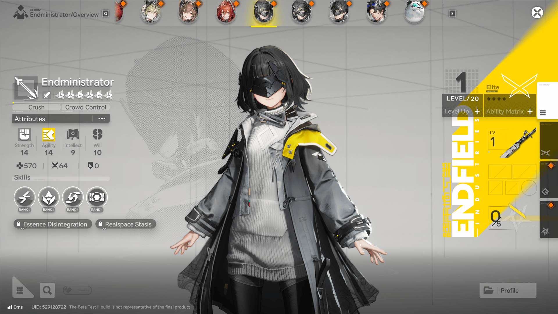 Endministrator Female Arknights Endfield Operator