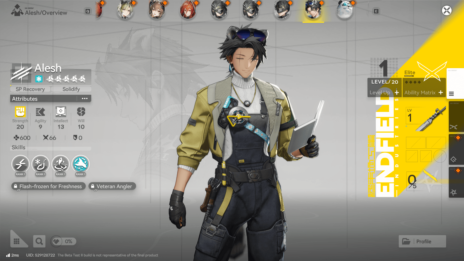 Alesh Arknights Endfield Operator