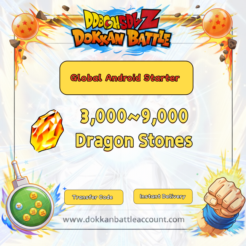 [Instant Delivery][Global] Dokkan Battle Fresh Starter Account 9000 DS Android Only