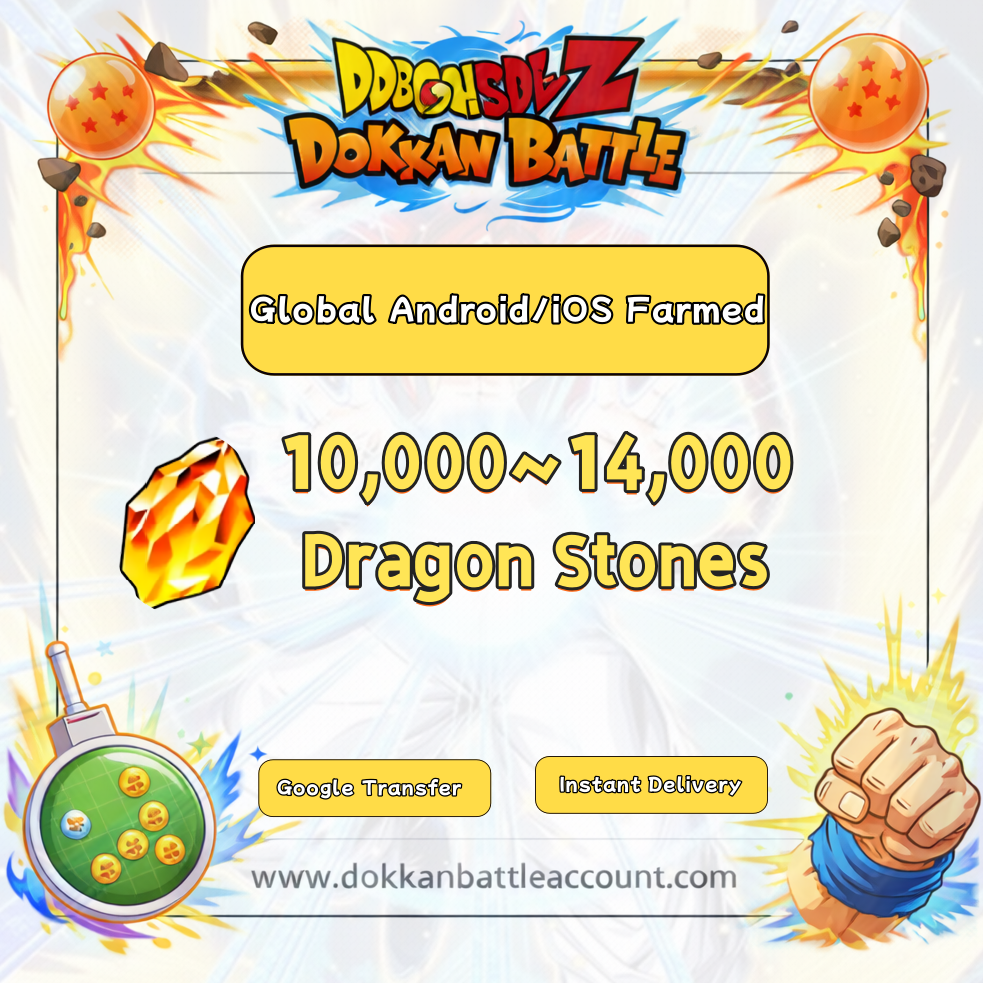 [Instant Delivery][Global] Dokkan Battle Farmed Account 10000+ DS for Android or IOS