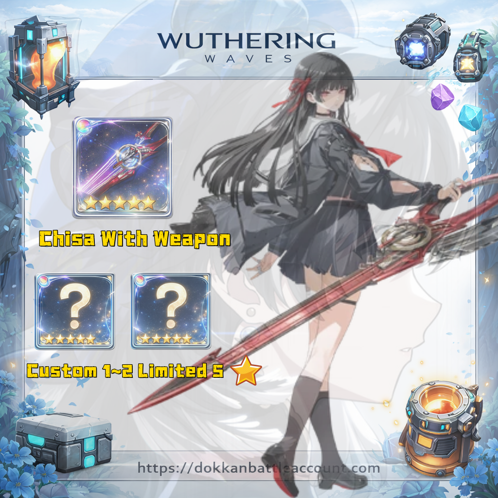 Wuthering Waves Account | Chisa Starter + 5★ Options