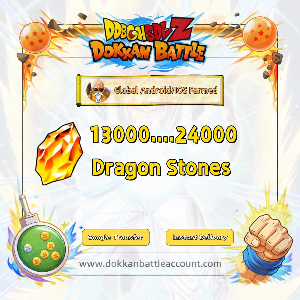 [Instant Delivery][Global] Dokkan Battle Farmed Account 24000+ DS for Android or IOS