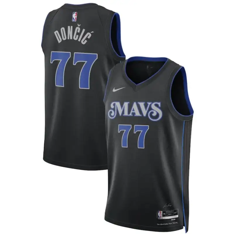 Dallas Mavericks 24 Season Mavericks City Edition No. 77 Dončić