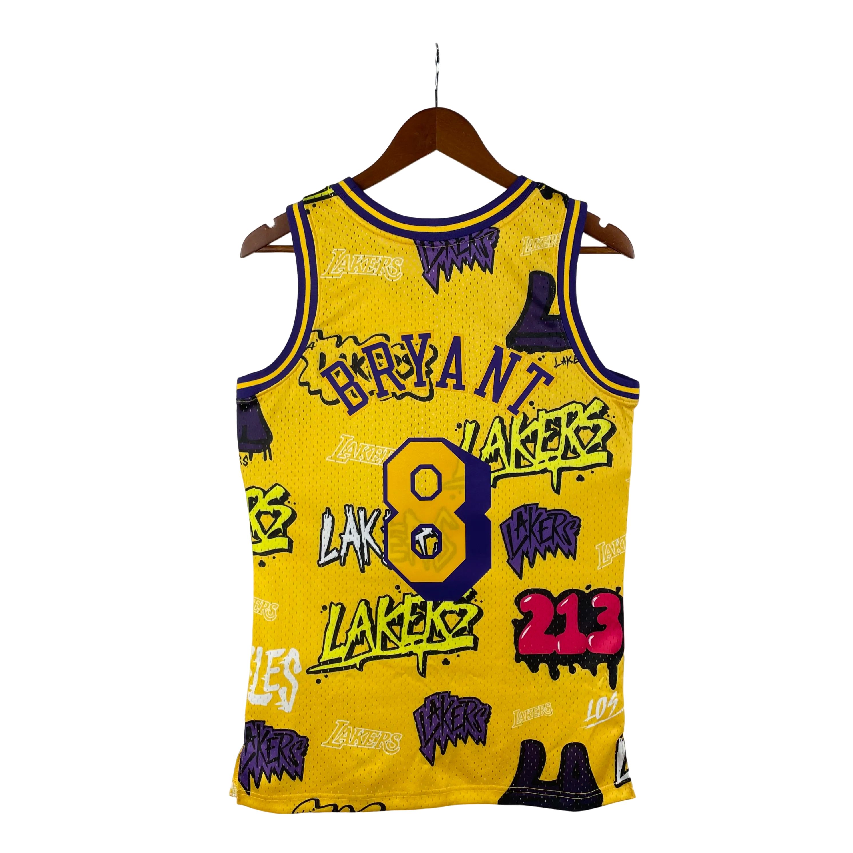 MN Heat Pressed Vintage : SW Lakers 96/97 Graffiti No.8 Kobe