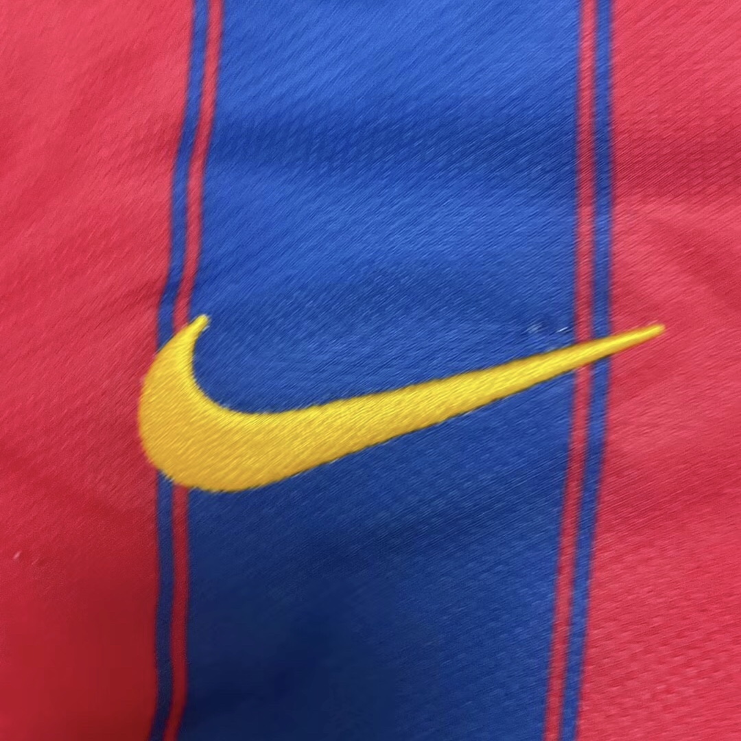 Retro 09/10 Barcelona Home Long Sleeves S-XXL 3