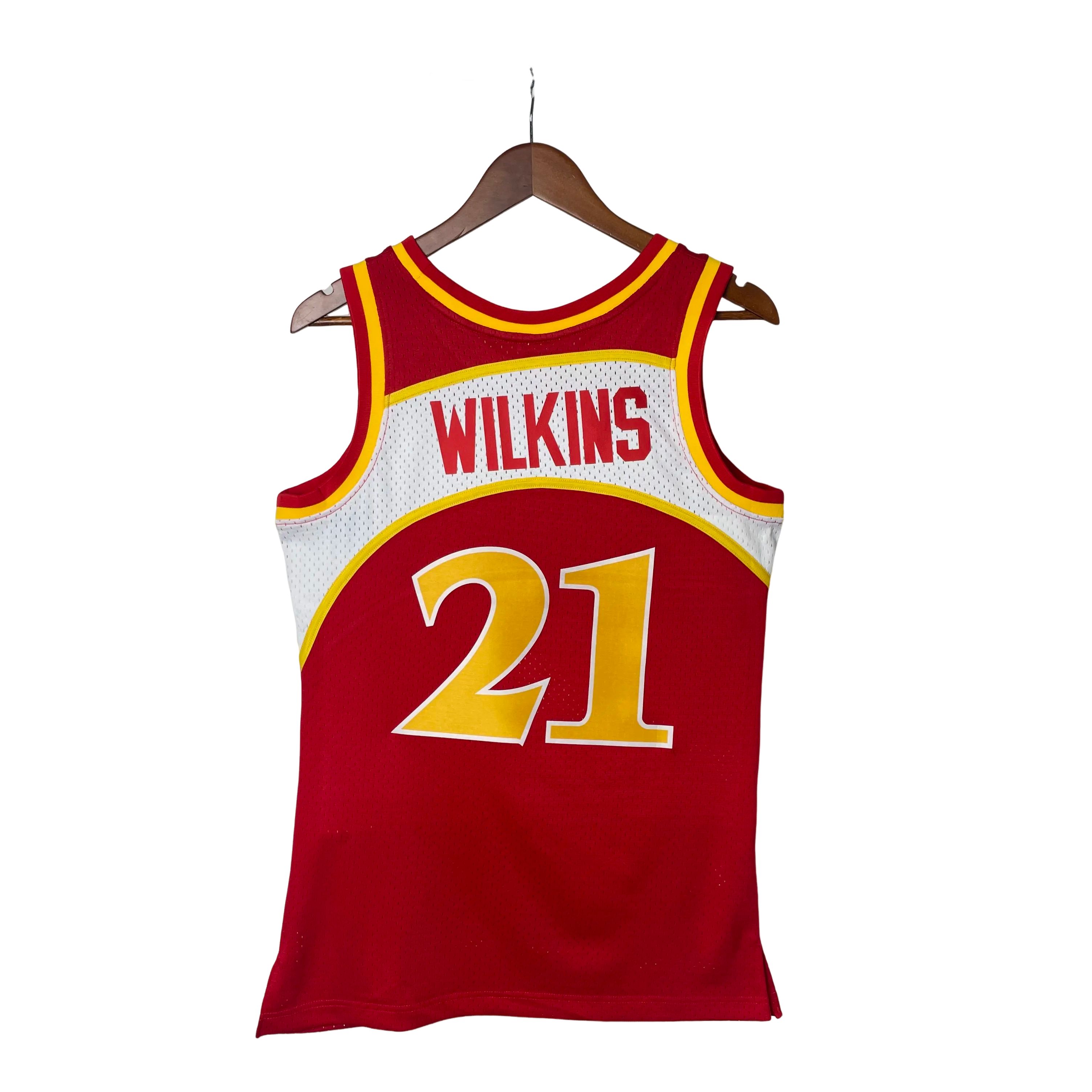 MN Heat Pressed Vintage : SW Hawks 85/86 Season No.21 Wilkins