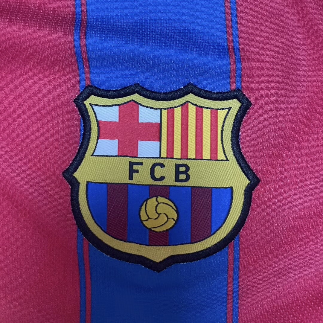 Retro 09/10 Barcelona Home Long Sleeves S-XXL 4