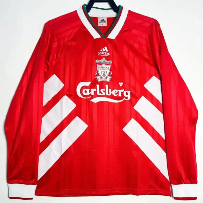 Retro Liverpool 1993-95 Home Red Long Sleeves