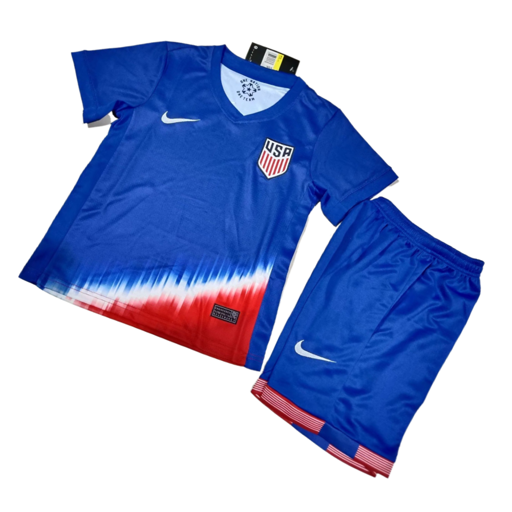 Kids Kit USA 24/25 Away Blue