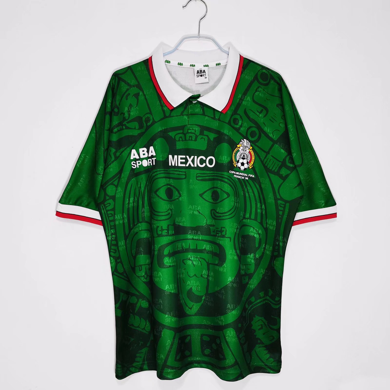 Retro Mexico 1998 Home Green