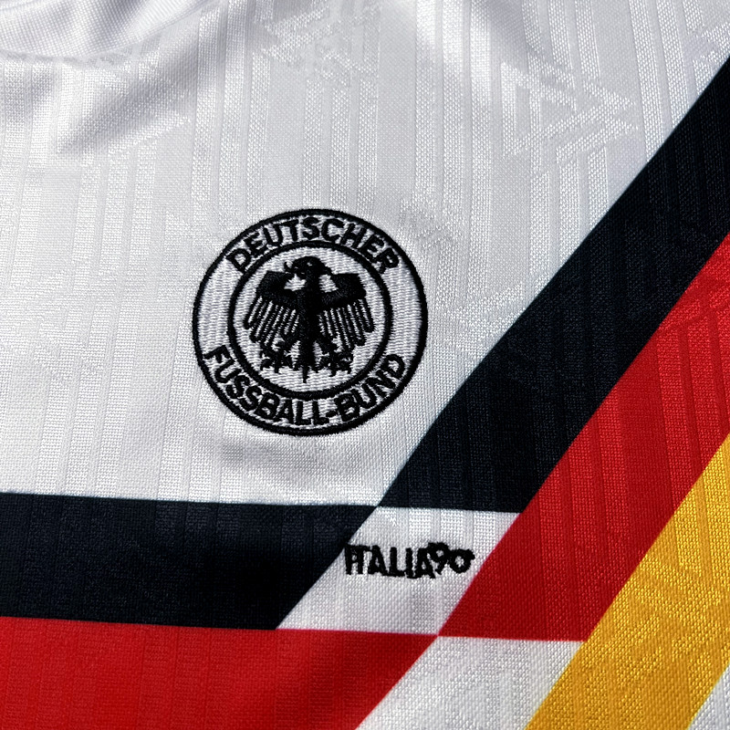 Kids Retro 1990 Germany Home White 3