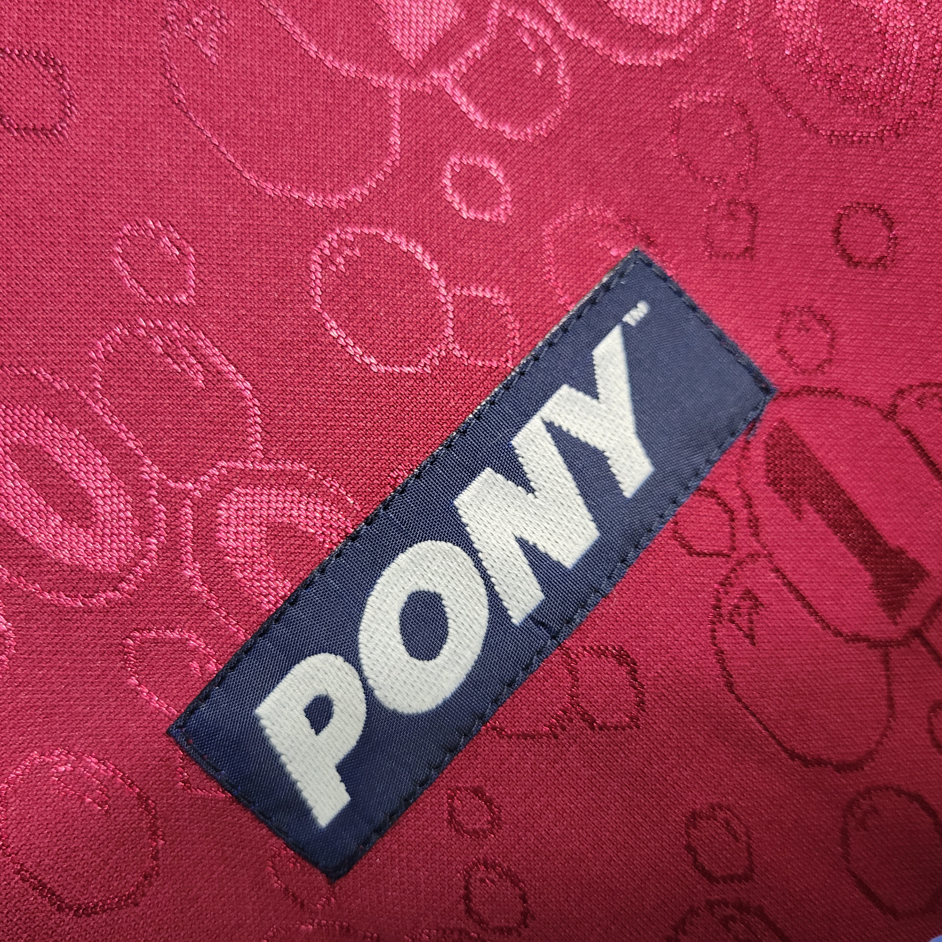 Retro 1995-97 West Ham Long Sleeves Home Red 4