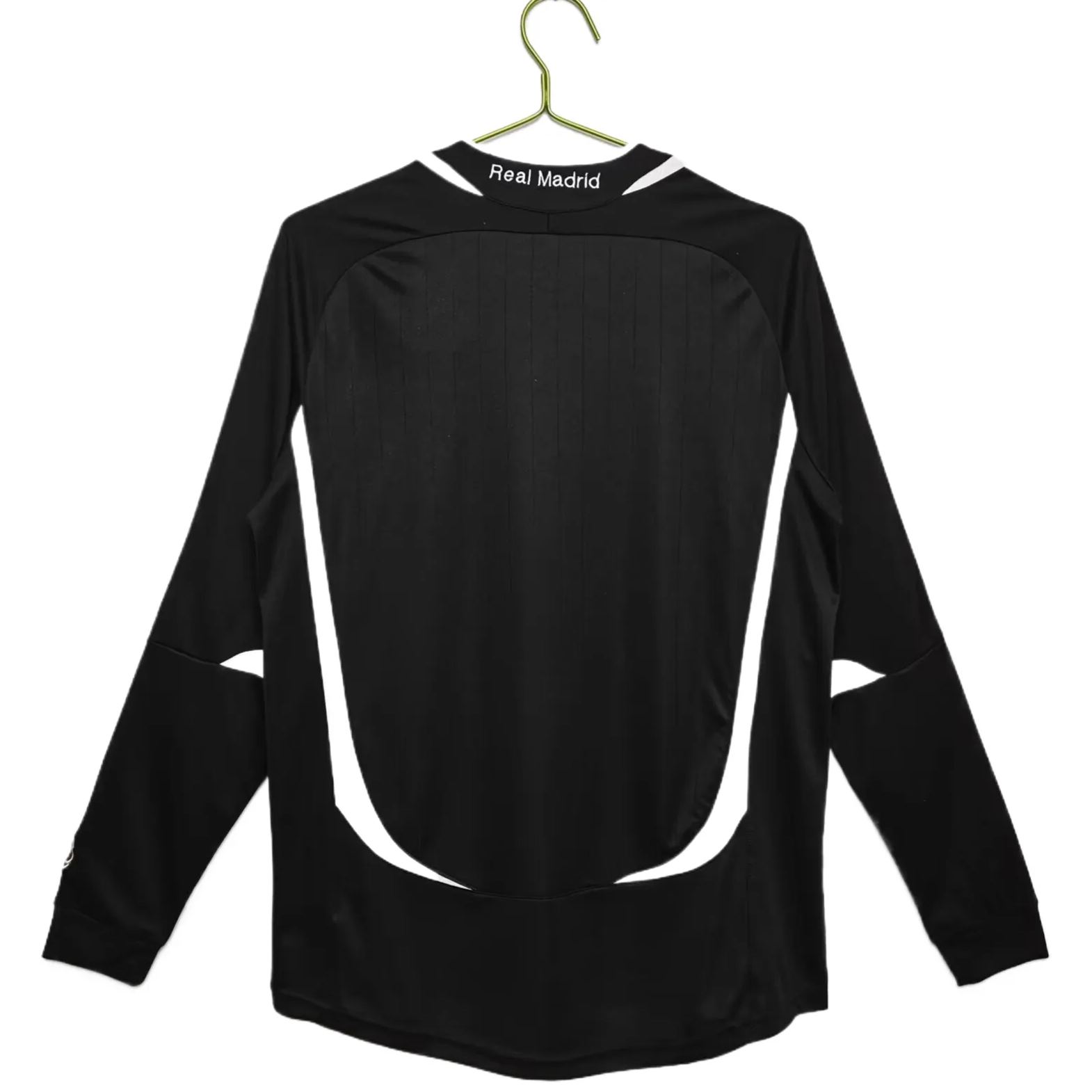 Retro  Real Mαdrid 06/07 Awαy Black Long Sleeves