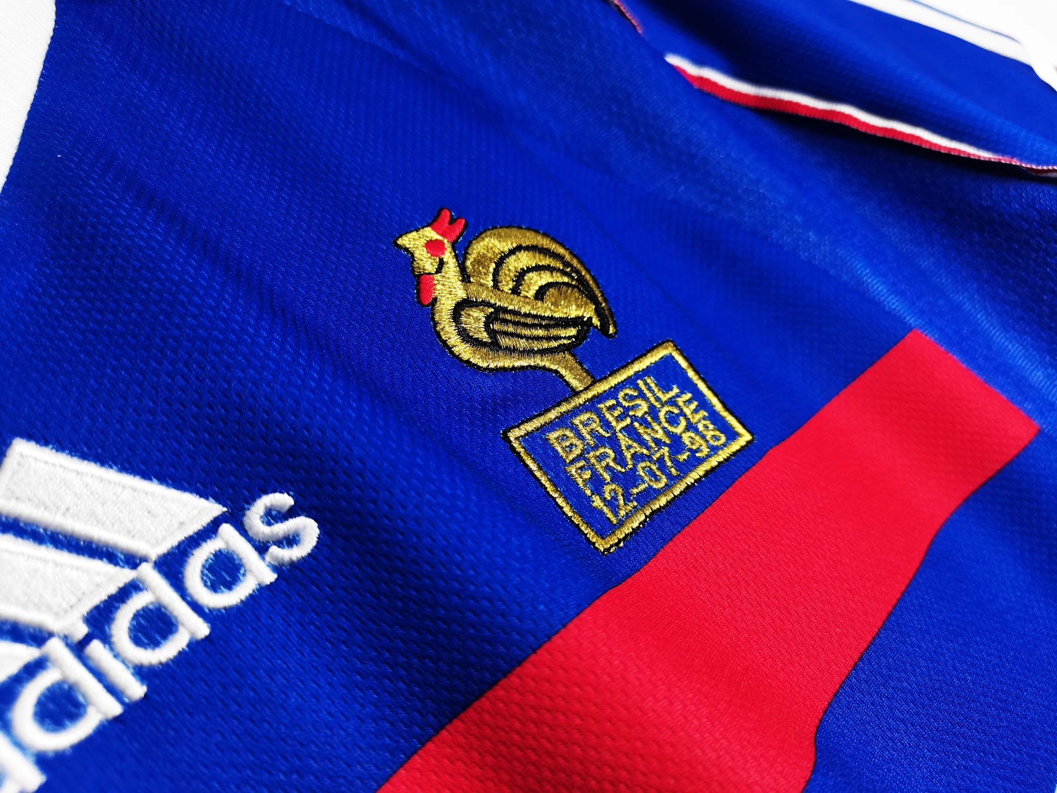 Retro  France 1998 Final Game Home-Masculina