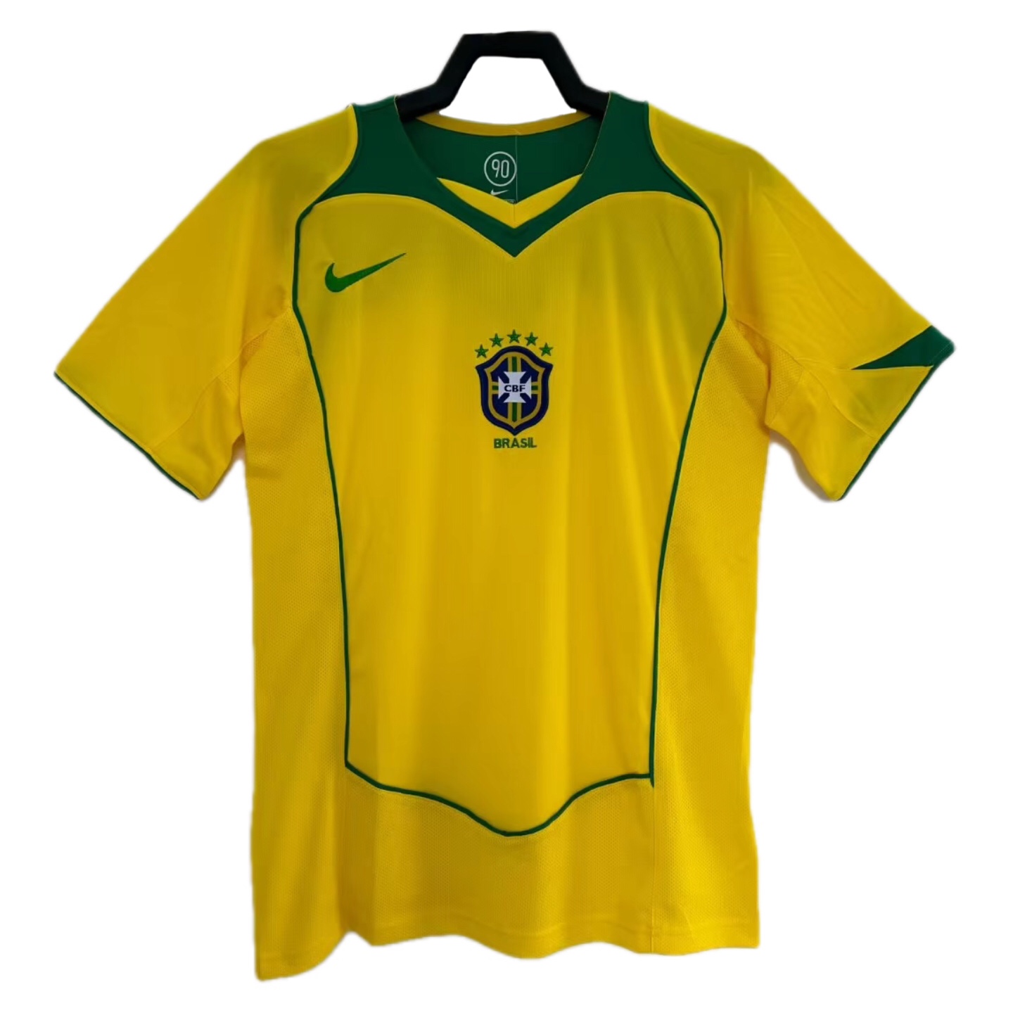 Retro Brazil 2004 Home Yellow