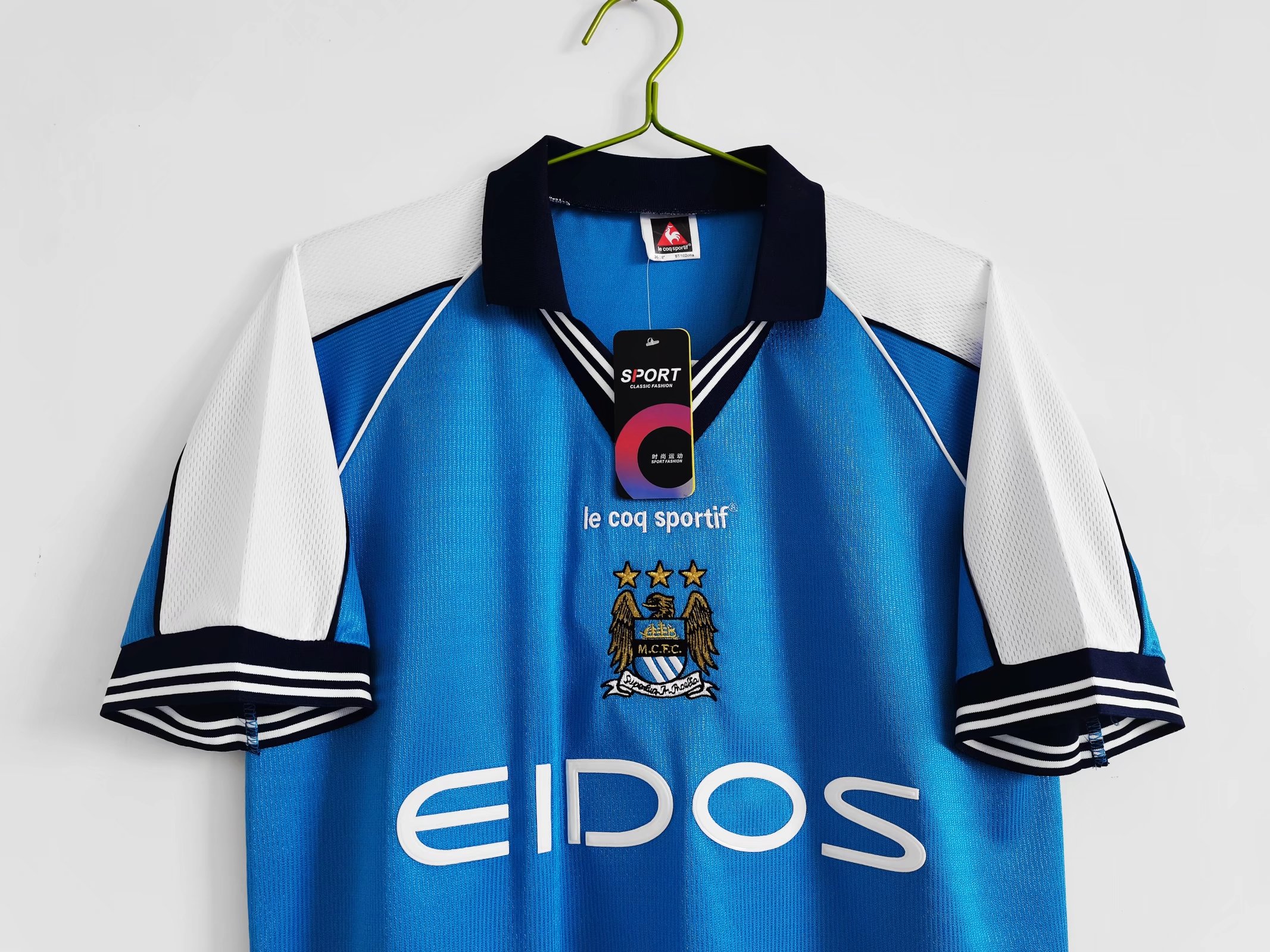 Retro Manchester City 99/01 Home Blue 3