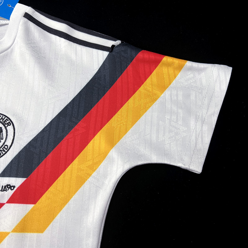 Kids Retro 1990 Germany Home White 4