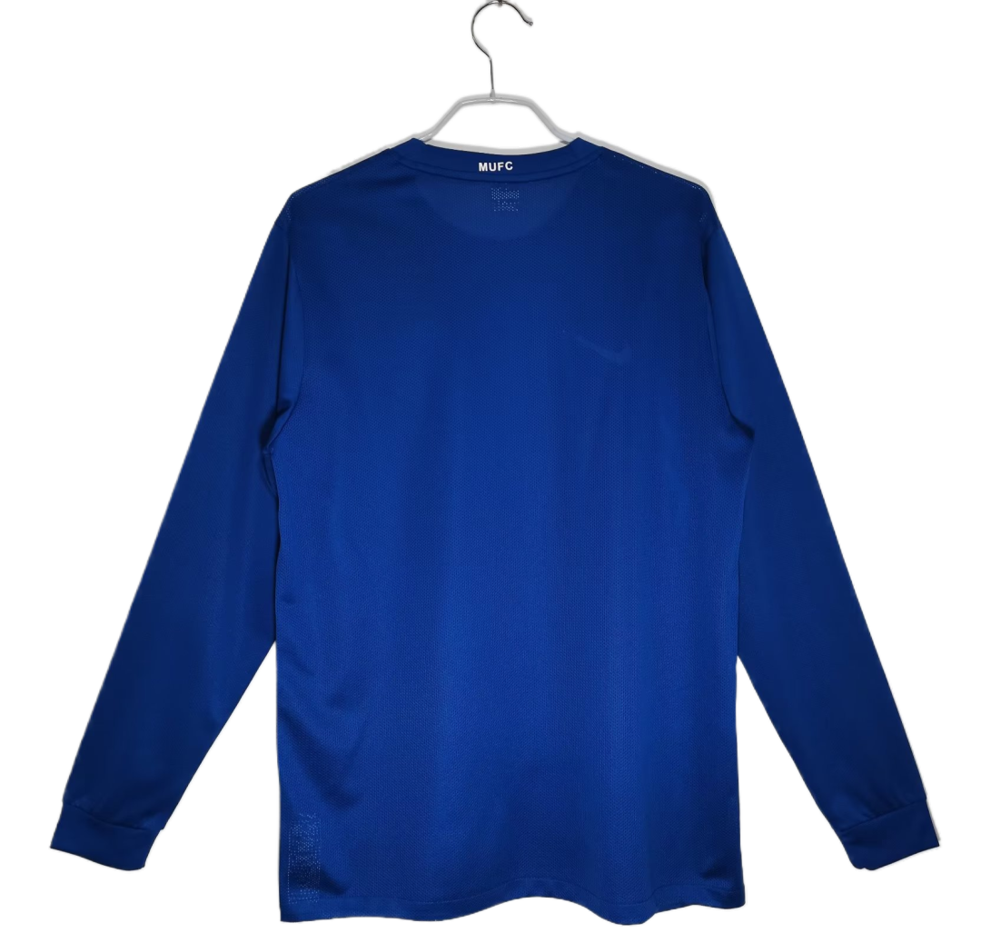 Retro Manchester United 2008/09 Third Blue Long Sleeves 3