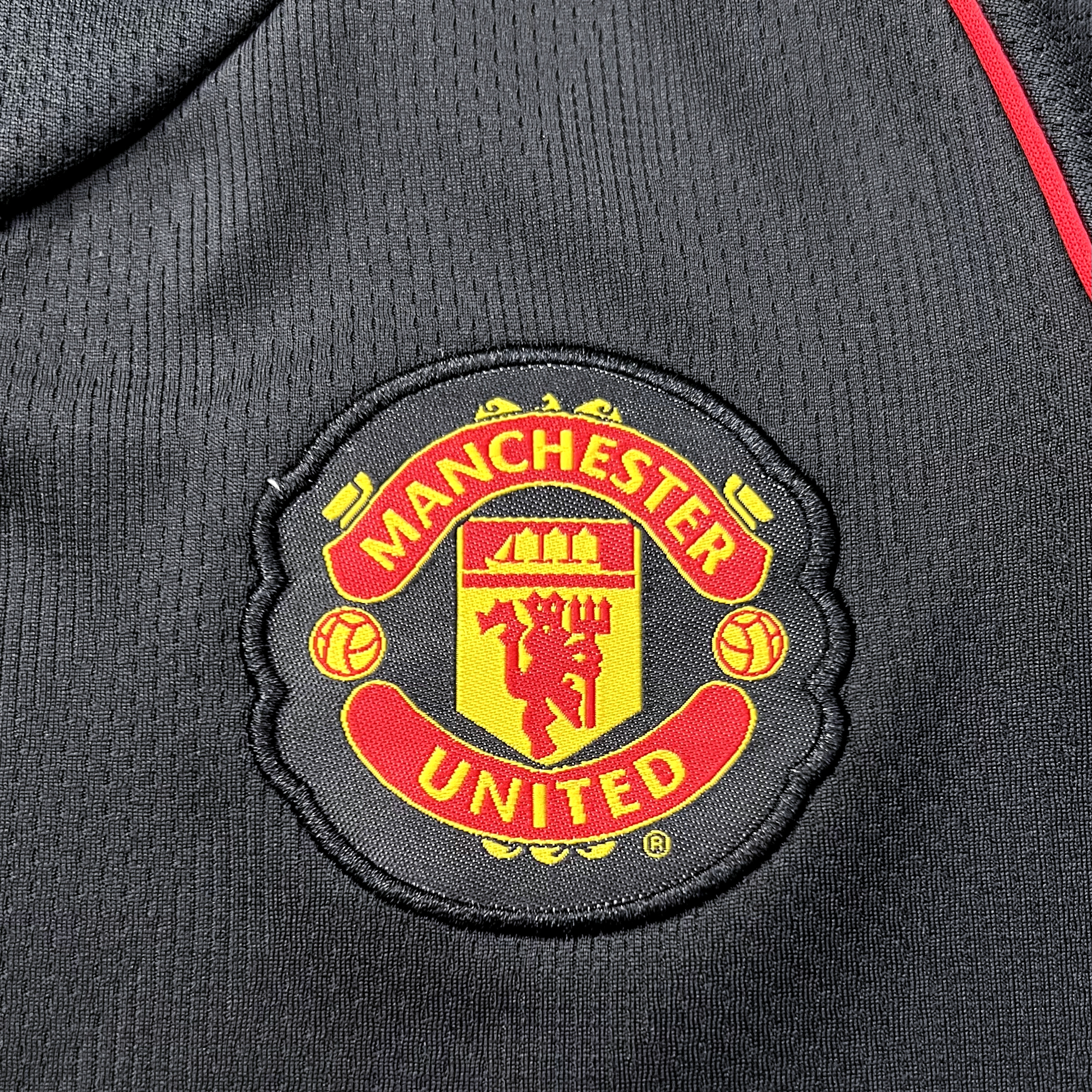 Kids Retro Manchester United 2007/08 Away Black 4