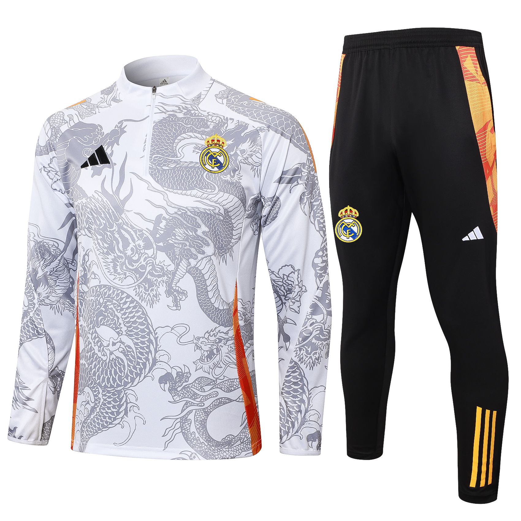 Real Mαdrid Trainging Suit White
