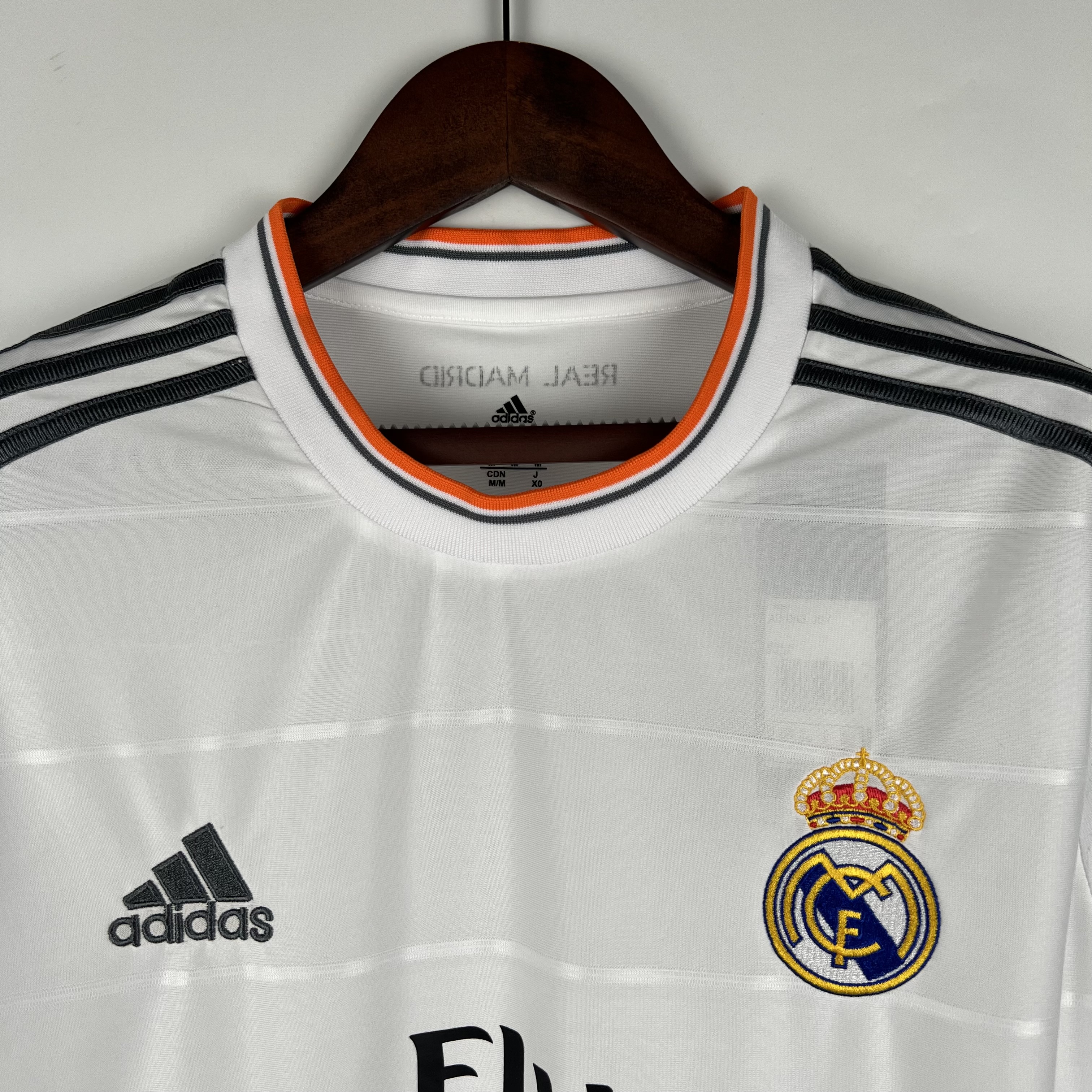 Retro  Real M&alpha;drid 13/14 Home White 4